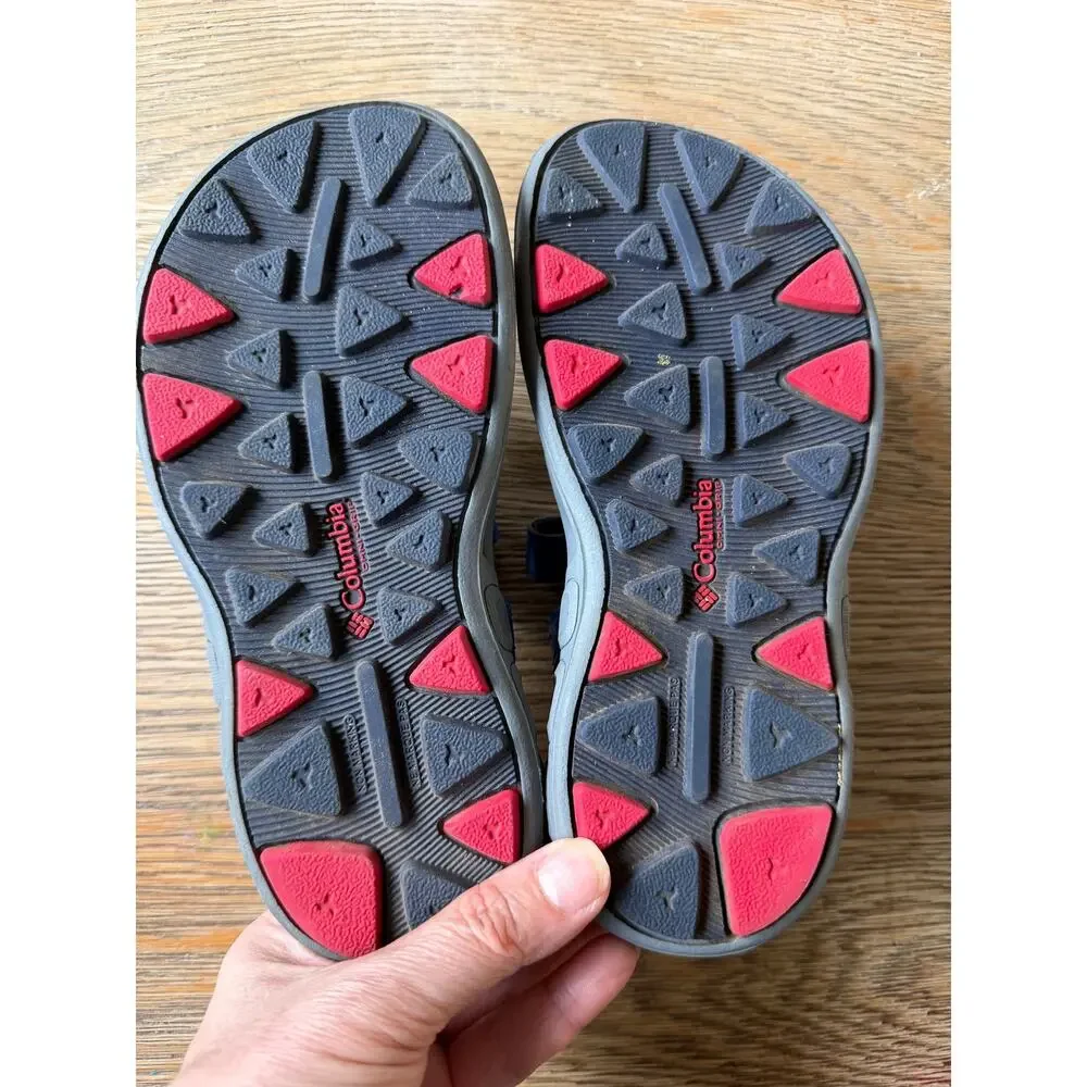Columbia Techsun Vent Water Sandal Kids Size 1 Blue Omni-Grip